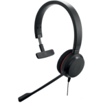 Jabra Evolve 20 UC mono Kablet Høretelefoner Sort