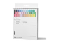 CricutÂ® Omni Fine Point Pens 0.4 mm, Ultimate Sampler (30 ct) + Adapter