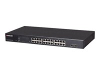 Intellinet 24-Port Web-Managed 2 SFP Ports, 24 x ports, IEEE 802.3at/af Power over ( / ), 2 x SFP, Endspan, 19' Rackmount Switch 24-porte Gigabit PoE+