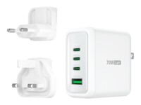 j5create Adapter 70Watt 1xUSB-A 2.0 3xUSB-C