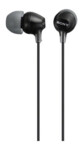 Sony MDR EX15LP Kabling Øreproptelefoner Sort