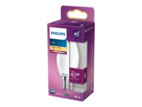 Philips LED-lyspære 4.3W F 470lumen 2700K Varmt hvidt lys