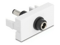 Delock Easy 45 Module DC 5.5 x 2.1 mm female to DC 5.5 x 2.5 mm male white