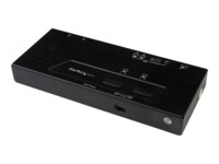 StarTech.com 2x2 HDMI Matrix er - 4K UltraHD HDMI ing, Auto-Sensing and Serial Control (VS222HD4K) Video-/audioswitch HDMI