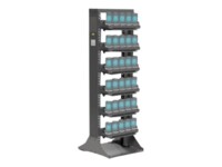 Zebra Rack 6 multi-slot cradles