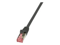LogiLink PrimeLine CAT 6 SFTP, PiMF 7.5m Patchkabel Sort