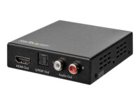 StarTech.com HDMI Audio Extractor - 4K 60Hz - HDMI Audio De-embedder - HDR - Toslink Optical Audio - Dual RCA Audio - HDMI Audio (HD202A) HDMI audio signal-udtræk