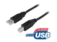 DELTACO USB-230S USB-kabel 3m