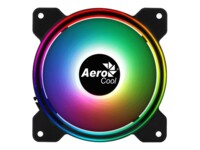 AeroCool Saturn 12F ARGB Fan 1-pack Sort 120 mm
