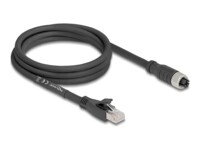 DeLOCK CAT 5e S/FTP 2m Netværkskabel Sort