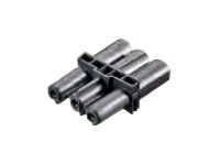 Bachmann Strøm GST18 (male) - Strøm GST18 (female) Sort Stikadapter