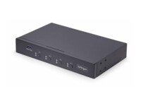 StarTech.com 4-Port KM Switch with Mouse Roaming, USB Switch for Keyboard/Mouse, 3.5mm and USB Audio, Peripheral Sharing for 4 Computers, USB 3.0 Switcher, TAA Compliant - Hotkey/Pushbutton Switching (P4A20132-KM-SWITCH) Sort