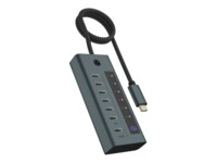 ICY BOX IB-HUB1457-C31 Hub 7 porte USB