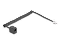DeLOCK Telefonkabel 2m Sort