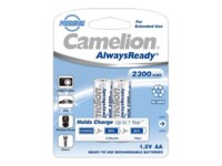 Camelion AlwaysReady AA type Batterier til generelt brug (genopladelige) 2300mAh 2