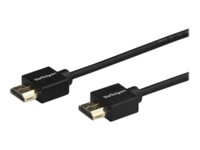 StarTech.com 6.6ft (2m) HDMI 2.0 Cable, 4K Premium Certified High Speed HDMI Cable with Ethernet, 4K 60Hz HDR10, Ultra HD HDMI Cable, Long HDMI Cable/Cord for TV/Monitor/Laptop/PC - HDMI to HDMI Video Cable - M/M HDMI-kabel 2m Sort