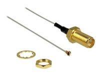 DeLOCK Koaksial 20cm Antennekabel Grey