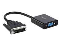 StarTech.com DVI-D to VGA Active Adapter Converter Cable - 1080p - DVI to VGA Converter box (DVI2VGAE) Videoadapter 24.8m Sort