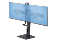 StarTech.com Crossbar Dual Monitor Desk Stand, Double 27inch Screens/VESA Stativ 2 skærme 17'-27'
