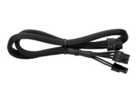 CORSAIR 8 pin PCI Express-strøm med aftagelig 2 pin sektion (female) - Sort Strømkabel