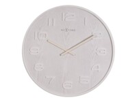 Nextime Wood Wood Medium Ur Hvid Analog