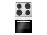 Amica Scandium Design EHE 932 000 W Ovn med komfur Til indbygning Elbordkomfur Hvid