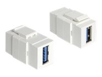 Delock Keystone module USB 3.0 A female > USB 3.0 A female