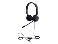 Jabra Evolve 20 UC stereo Kablet Høretelefoner Sort