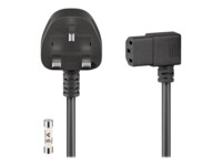 goobay Strømkabel 2m Sort