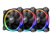 Thermaltake Riing 12 LED RGB Radiator Fan Sync Edition Fan 3-pack Sort 120 mm