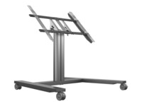 Multibrackets M Public Display Stand 80 HD Wheelbase Single Vogn med hjul LCD display 32'-55'