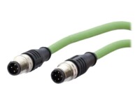 METZ CONNECT M12 CAT 5e Afskærmet Netværkskabel Grøn