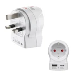 Hama Reiseadapter, EU to UK USB-C (PD), 20 W