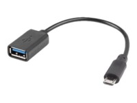 Lanberg USB-adapter 15cm Sort