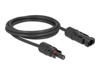 Delock Solkabel 2m Sort