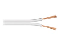 goobay Bulkhøjttalerkabel Hvid 10m