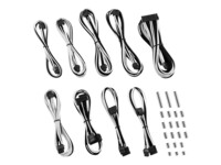 CableMod Classic ModMesh C-Series AXi, HXi & RM Cable Kit Strømkabelpakke Sort Hvid
