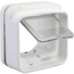 SEGULA SureFlap Mikrochipgest. DualScan Katzenklappe, weiss