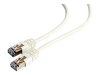 Cablexpert CAT 6 Kabel med folie og kobberfletning (FTP) 2m Patchkabel Hvid