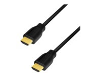 LogiLink HDMI-kabel med Ethernet 2m Sort