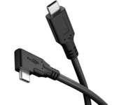USB-C™ Cable 90°, USB4™, 1 m, black, 1 m, black