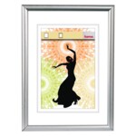 Hama Madrid silber 21x29,7 Kunststoff DIN A4 66842