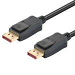 Techly DisplayPort 1.4 Anschlusskabel, St./St., 3m, schwarz