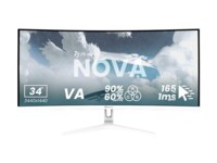 Arozzi Nova 34″ Curved 34' VA 3440 x 1440 (UltraWide) HDMI DisplayPort 165 Hz