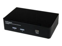 StarTech.com 2 Port USB HDMI KVM Audio and USB 2.0 Hub - 1080p (1920 x 1200), Hotkey Support - Dual Port Video Monitor (SV231HDMIUA) KVM / audio / USB switch Desktop