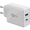 Dual USB-C™ PD (Power Delivery) Fast Charger (30 W) - suitable for devices with USB-C™ (Power Delivery)