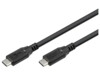 Goobay 74184 USB-C to USB-C 1,5m Sort