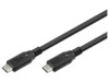 Goobay 74728 USB-C to USB-C 2m Sort
