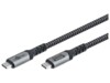 goobay USB Type-C kabel 1.5m Sort Grå