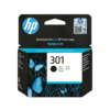 HP 301 Black Original Sort 170 sider Blæk